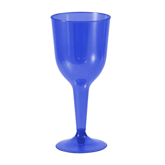 JAM Paper 10oz. Plastic Wine Glasses